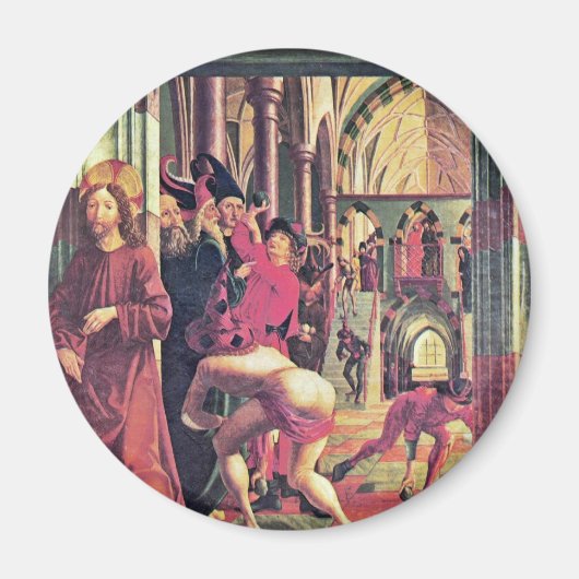 下の翼の離れ中の狼の祭壇： マグネット (正面)