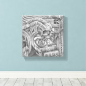 下の キャンバスプリント (インサイチュ (ウッドフロア))