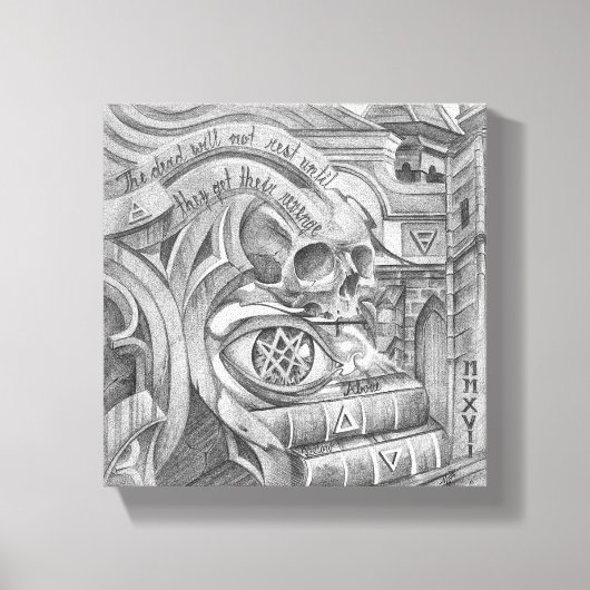 下の キャンバスプリント (正面)