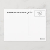 下はがき ポストカード (裏面)