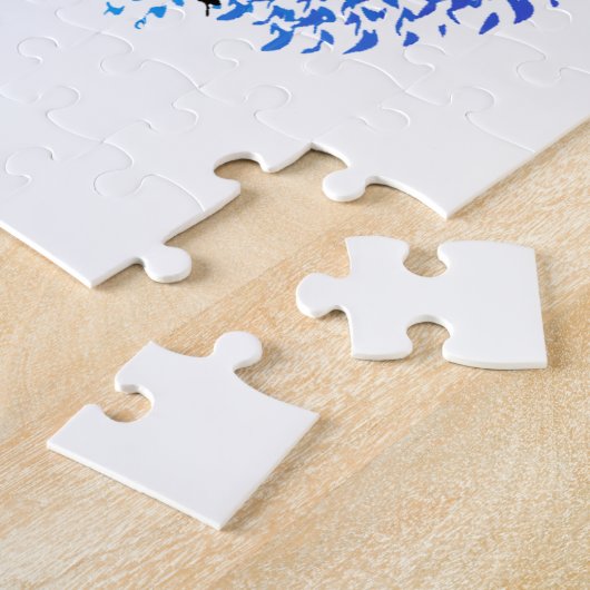 下りの螺線形 ジグソーパズル (側面)