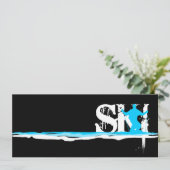 下りスキーストライプ場 招待状 (スタンド正面)