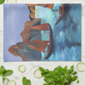 下りドラゴンベイのジャンクス キッチンタオル (折り畳み)