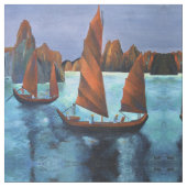 下りドラゴンベイのジャンクス ファブリック (クローズアップ)