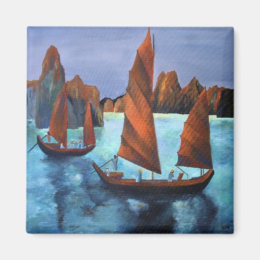 下りドラゴンベイのジャンクス マグネット (正面)