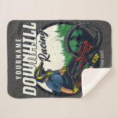 下りパーソナライズされたヒルレーシングマウンテンバイクトレイル シェルパブランケット (正面(横))