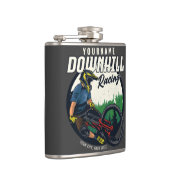 下りパーソナライズされたヒルレーシングマウンテンバイクトレイル  フラスク (右)