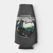 下りパーソナライズされたヒルレーシングマウンテンバイクトレイル ボトルクーラー (正面)