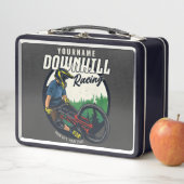 下りパーソナライズされたヒルレーシングマウンテンバイクトレイル メタルランチボックス (インサイチュ)