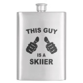 下り坂でもクロスカントリーでもテレマークでも フラスク (正面)