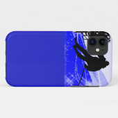 下り坂にスキー斜面で Case-Mate iPhoneケース (裏面(横))