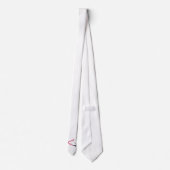 下り坂のスキートラック ネクタイ (裏面)