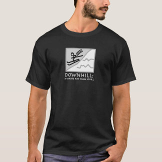 下り坂のスリル Tシャツ