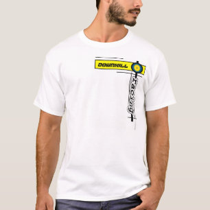 下り坂の臆病者無し Tシャツ