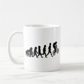 下り坂の進化 コーヒーマグカップ (左)