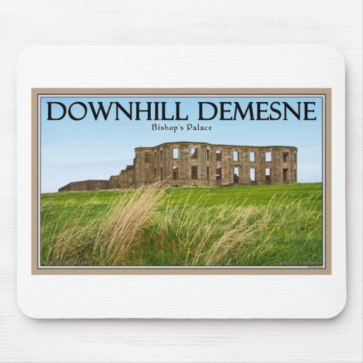 下り坂のDemesne マウスパッド (正面)