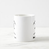 "下り坂はホーム" コーヒーマグカップ (中央)
