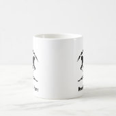 "下り坂はホーム" コーヒーマグカップ (中央)