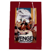 下り坂クラブ昇進ポスター ミディアムペーパーバッグ (裏面)