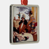 下り坂クラブ昇進ポスター メタルオーナメント (右)