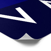 下り坂スキー場 ポスター (角)