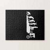 下り坂マウンテンバイク ジグソーパズル (横)