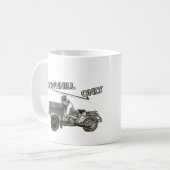 下り坂専用ビンテージ車両コーヒーマグ コーヒーマグカップ (正面左)