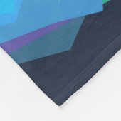 下り坂極度のクレヨンによって着色される土のバイク フリースブランケット (角)