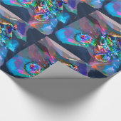 下り坂極度のクレヨンによって着色される土のバイク ラッピングペーパー (角)