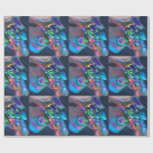 下り坂極度のクレヨンによって着色される土のバイク ラッピングペーパー (フラット)