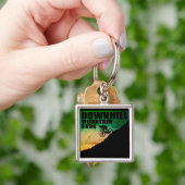 下り山サイクリング キーホルダー (手)