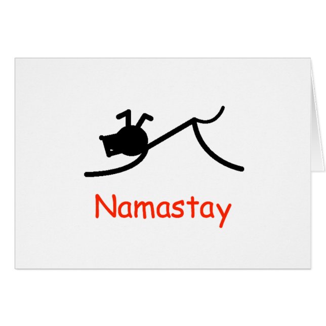 下り犬Namastay (正面横)