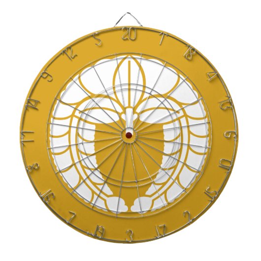 下り藤 ダーツボード (正面)