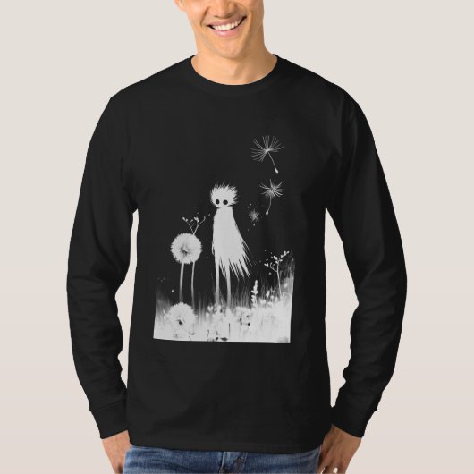 下り静か長 Tシャツ (正面)