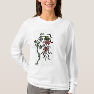 下るハート Tシャツ