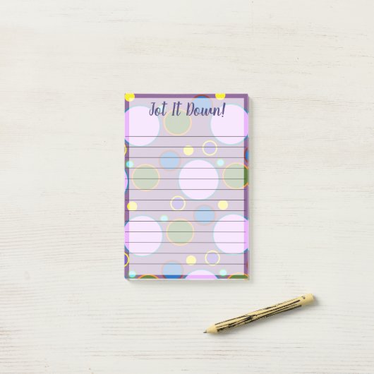 下ろせ！ ポストイット (デスク上)