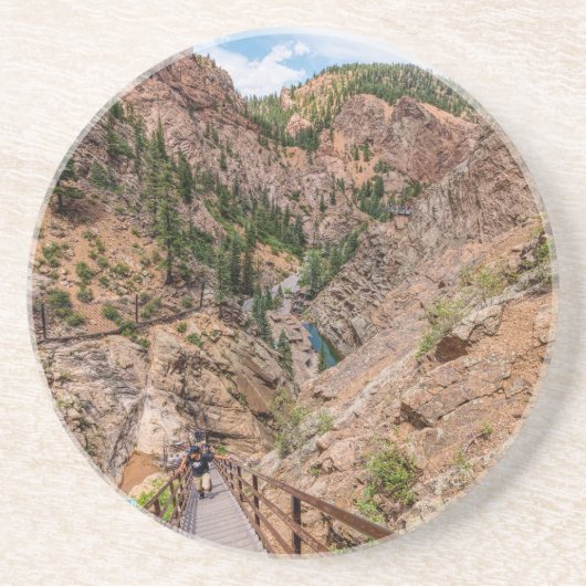 下を見て7つの秋階段コースター コースター (正面)