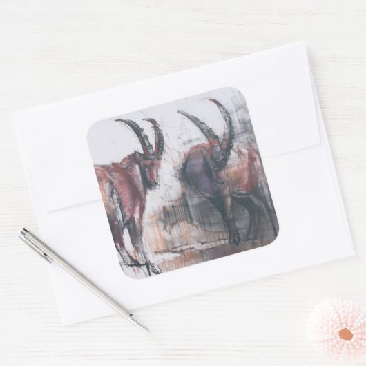 下を見ない スクエアシール (封筒)