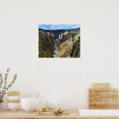 下イエローストーン滝イエローストーン国立公園 ポスター (キッチン)