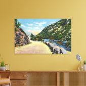 下カスケード湖の景色 キャンバスプリント (インサイチュ (リビング))