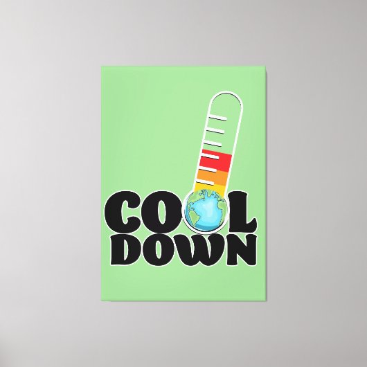 下クールへ キャンバスプリント (正面)