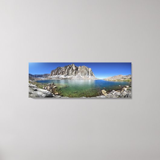 下ヒッチコック湖の上のヒッチコック山 – シエラ キャンバスプリント (正面)