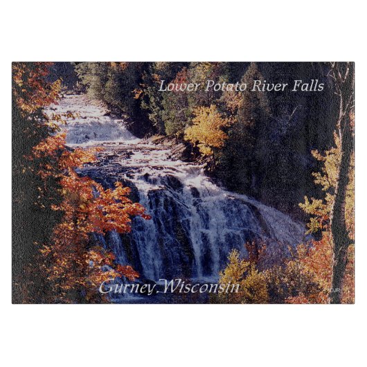 下ポテトリバー秋の切断ボード カッティングボード (正面)