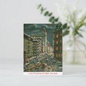 下位ブロードウェイ(夜) ポストカード (スタンド正面)