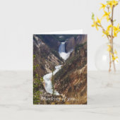 下位滝考えるのイエローストーン カード (黄色い花)