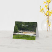 下位秋はタフクアメ考えノンのカードで カード (黄色い花)