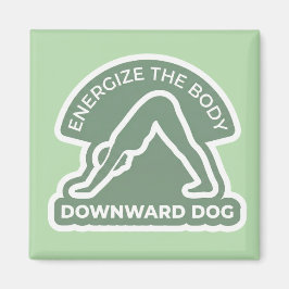 下向きの犬のポーズ マグネット