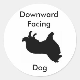 下向き犬 ラウンドシール