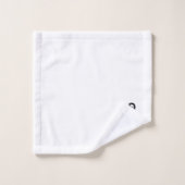 下向き白猫 バスタオルセット (ウォッシュタオル)