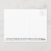 下呂芋と姪 ポストカード (裏面)